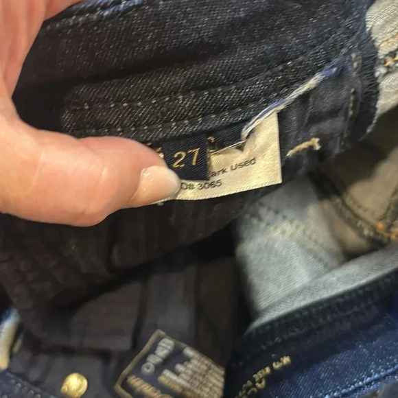 Fidelity  Ace Mid Rise Ultra Slim, Dark Wash. Size 27. - Picture 12 of 12